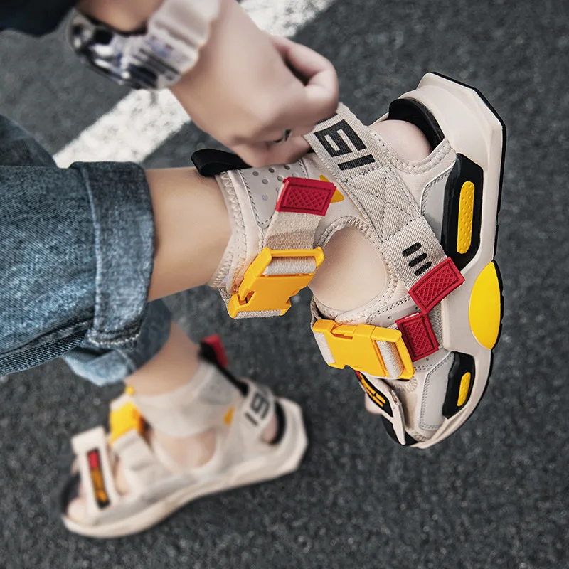 Men Summer Fashion Beach Sandal Sneakers Led Mag Shoes For Men Air Shoes Back To The Future Boots Size35-47 view 3