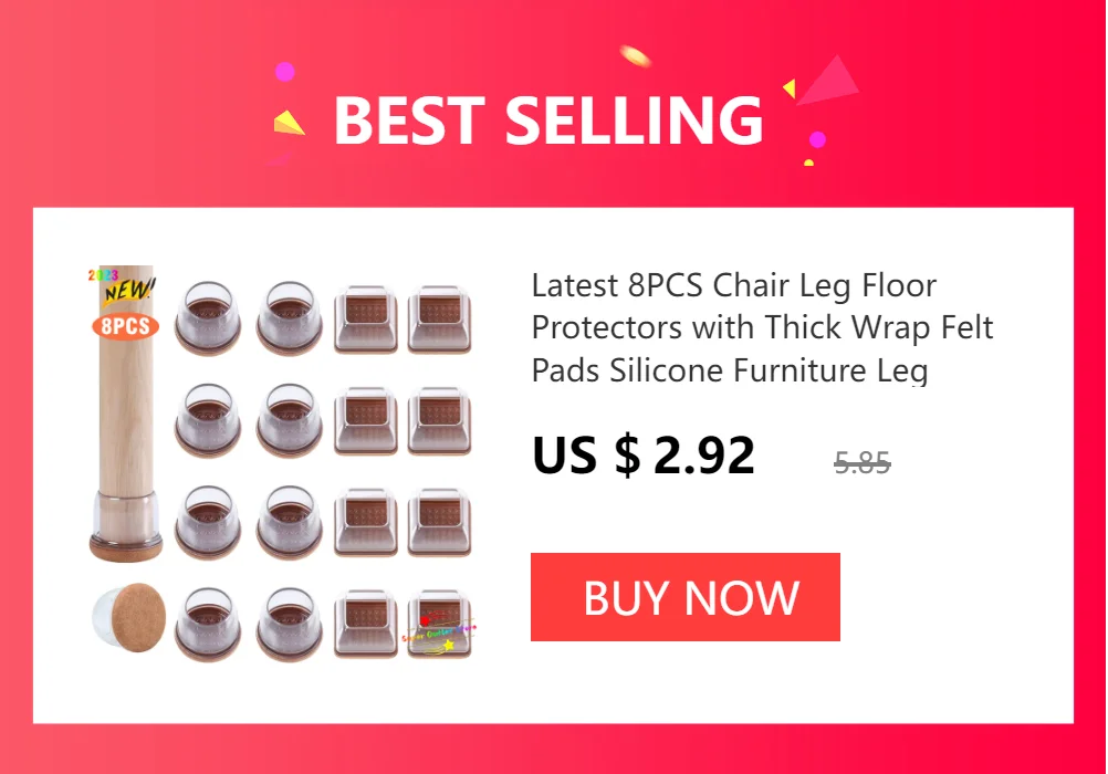 8Pcs Cutting Board Rubber Feet Chair Floor Protector Non-slip Furniture Feet Table Leg Cover Cabinet Bottom Pads Funiture Legs