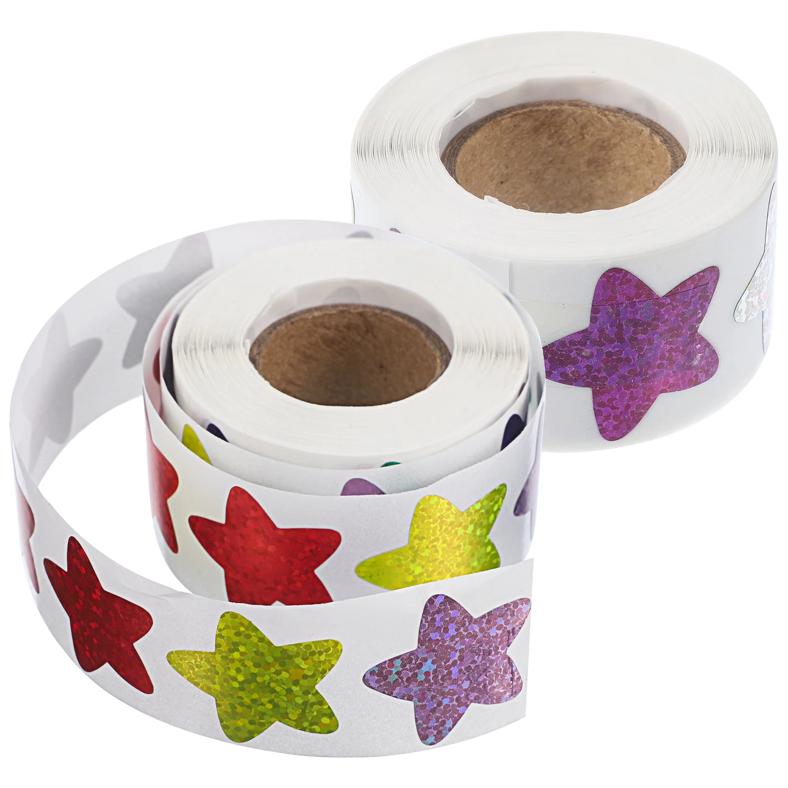 2 لفات ملصقات الخماسي الصغيرة ذاتية اللصق مكافأة الشارات للفصول الدراسية المدرسة المنزل تحفيزية الطلاب ملصقات حوافز #5