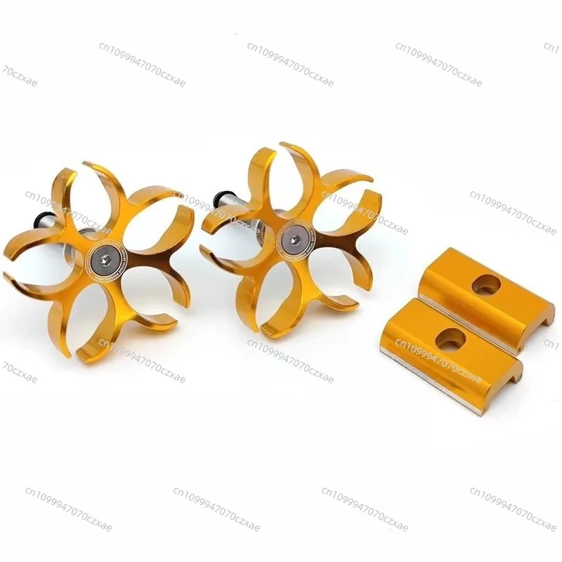Applicable To Folding Bicycle Accessories, Modified Rotating Cherry Blossom Folding C Buckle