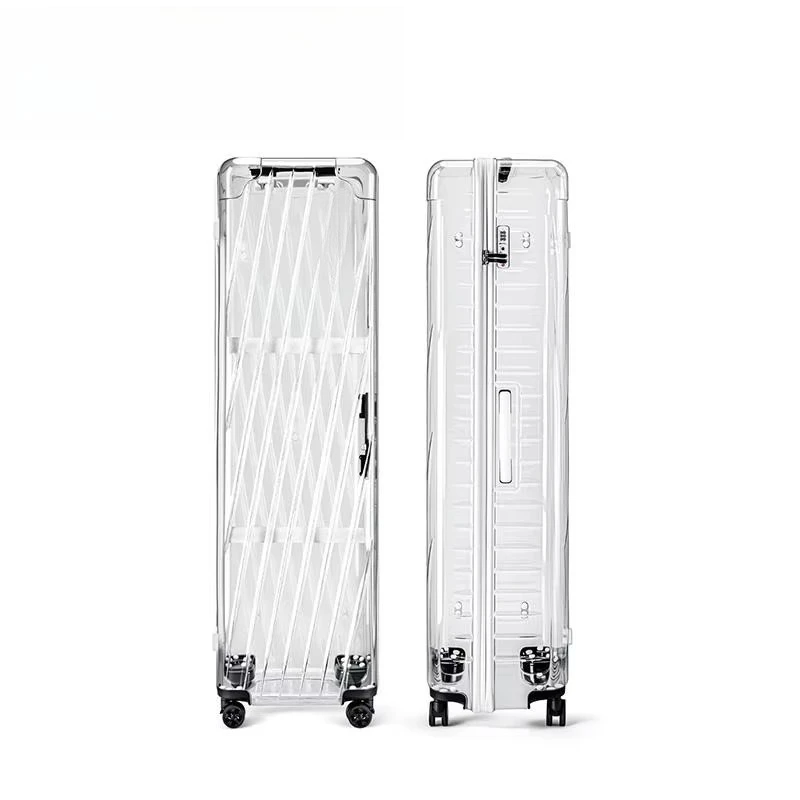 Waterproof Hardshell Airline Checked Golf Bag Large Capacity Transparent Golf Travel Bag With Wheels