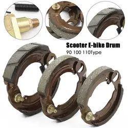 Parts Motorcycle Disc Brake 90 100 110Type Scooter E-bike Drum Brake Block Pads Pedal Block Pads Brake Shoe Block