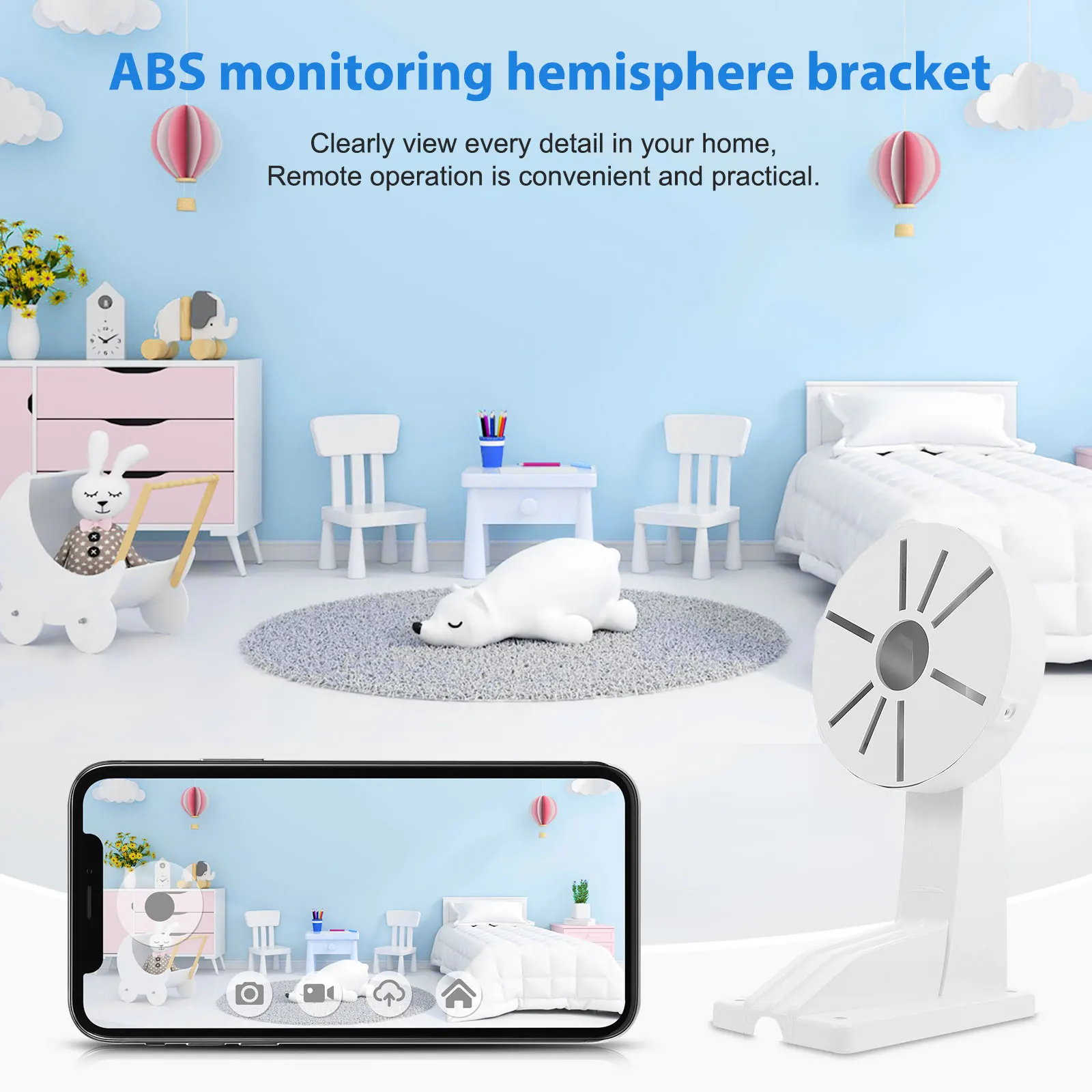 

Security Monitoring Bracket Brackets Dome Stand System Wall