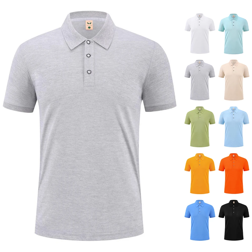 Men Fashion Polo Tshirt Wholesale Short Sleeve Casual T-shirt With Collar Business T Shirts Men Summer Camisa Polos Para Hombres