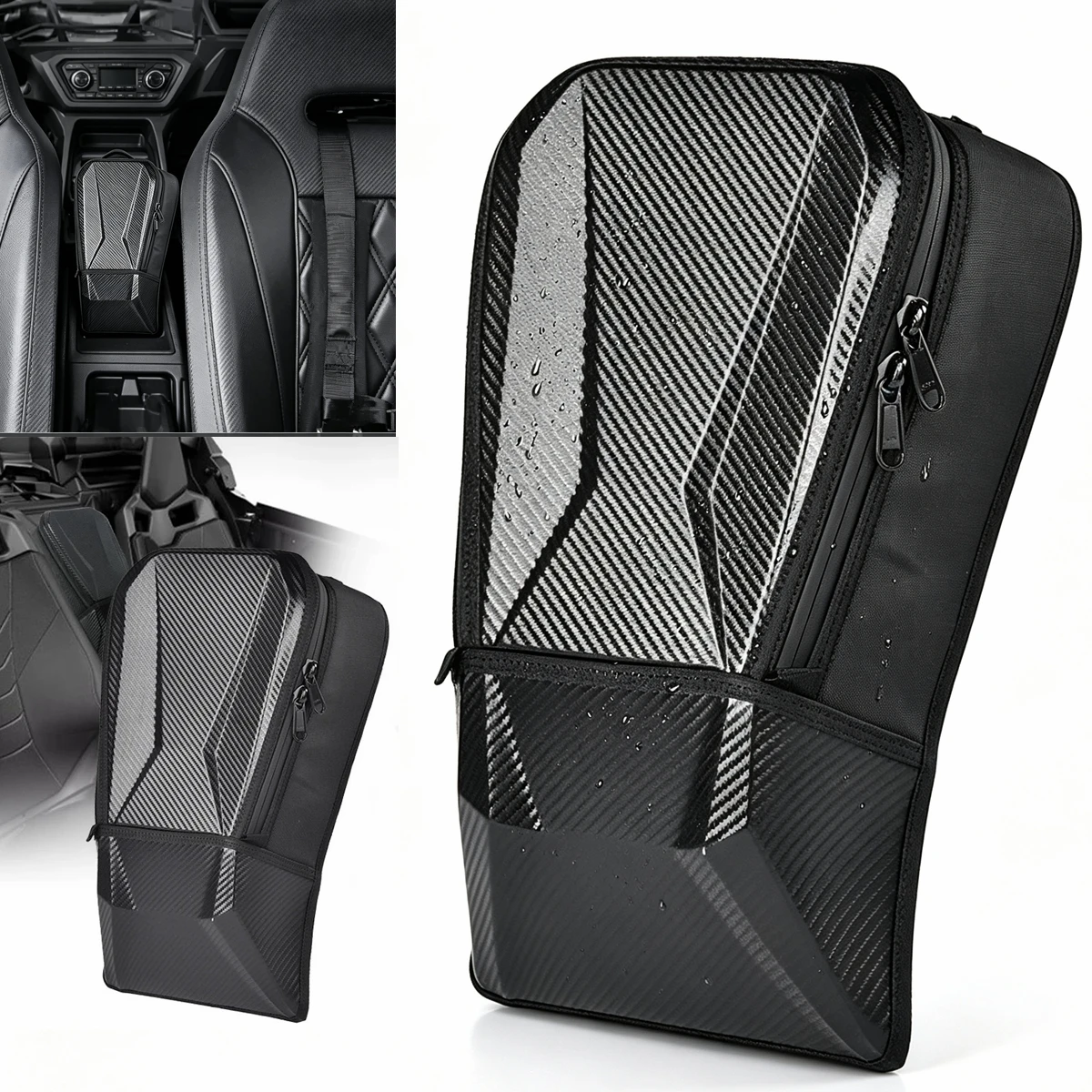 Waterproof X3 Storage Bag UTV Center Shoulder Console Box Between Seat Storage For Can Am Maverick X3 MAX XRS XDS 2017-2023