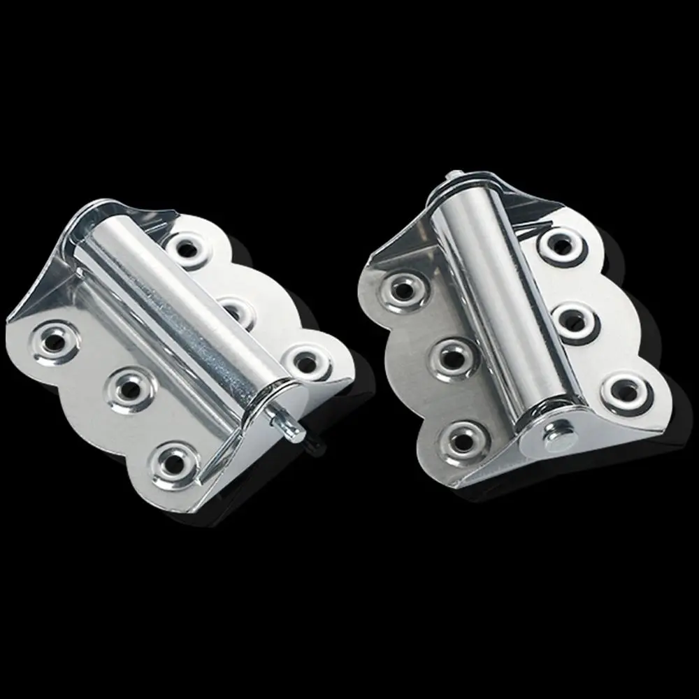 High Quality Stainless Steel Door Butterfly Hinge Automatic Closing Spring Flush Hinges Rustproof Cabinet Hinges Hardware