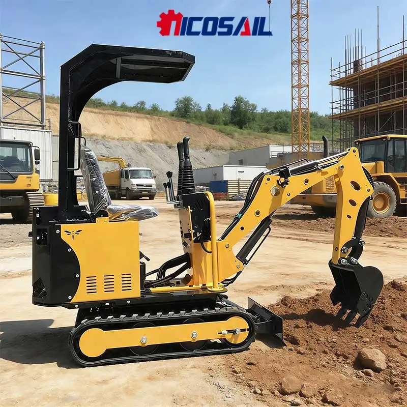 

Compact Home-Use 1t Mini Crawler Excavator – Easy Operation for Backyard Renovation, Garden Digging & Flower Bed Setup