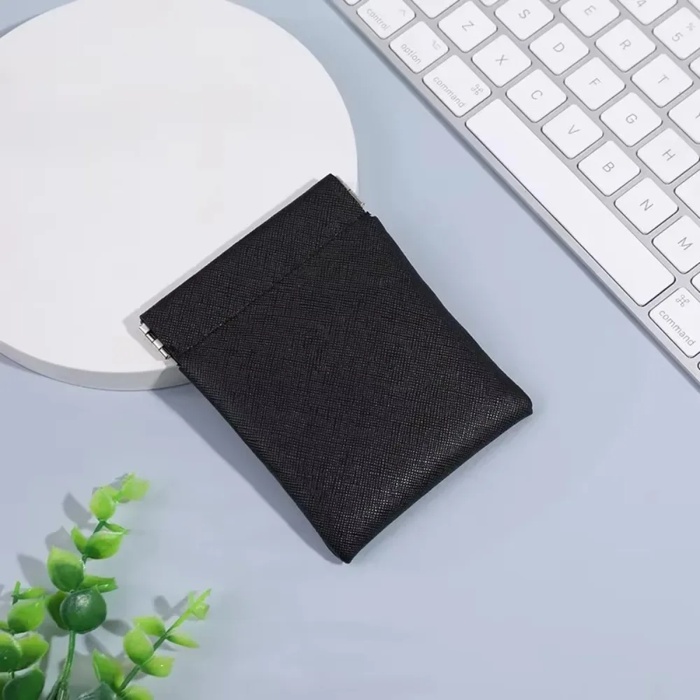 

Pu Leather Coin Purse Women Men Small Mini Short Wallet Bag Money Change Key Earbuds Credit Card Holder for Kids Girl Minimalist