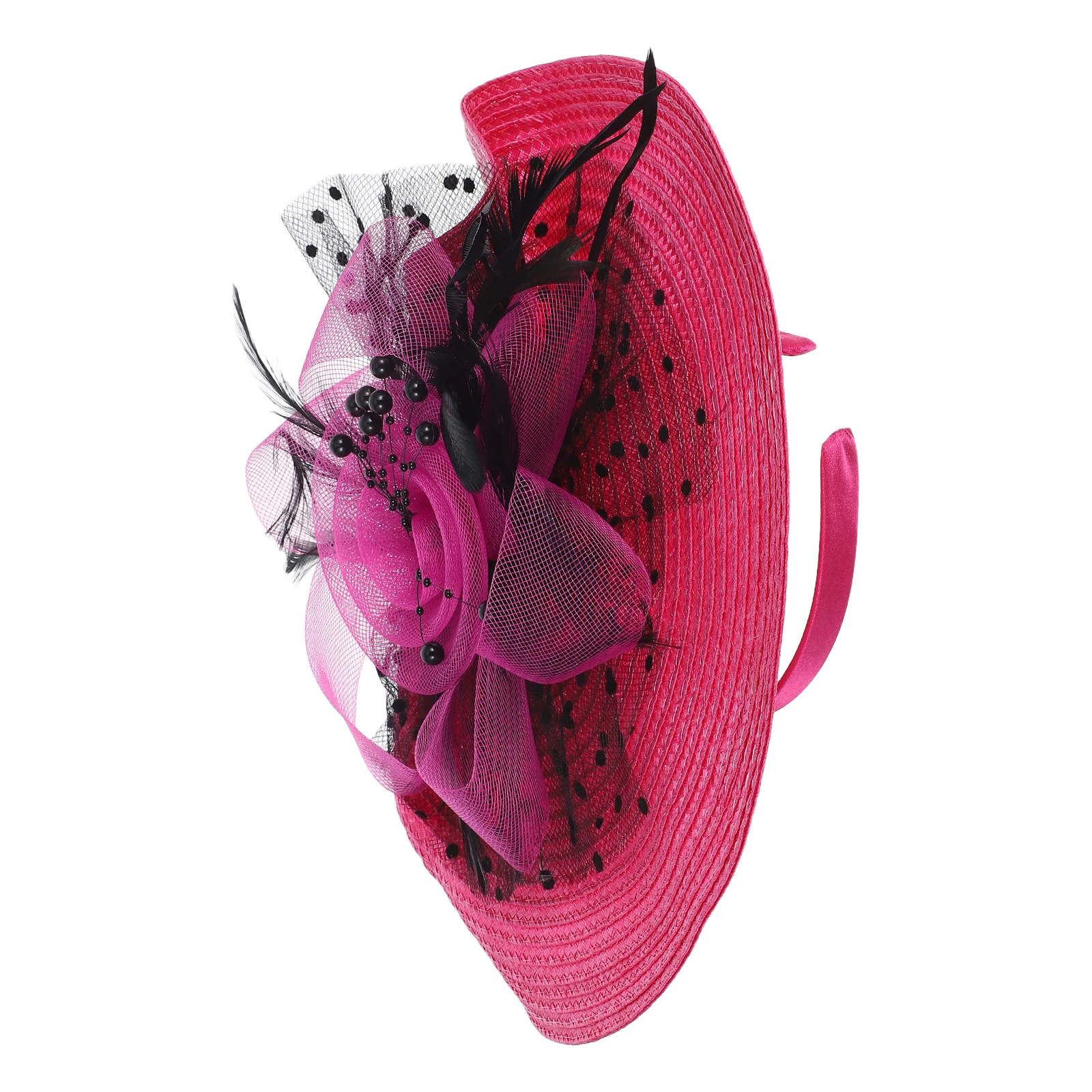 

Hat Fashion Headgear Fascinators Hats Bridal Headpiece Mesh Veil Net Headband Ladies Hat Party Wedding