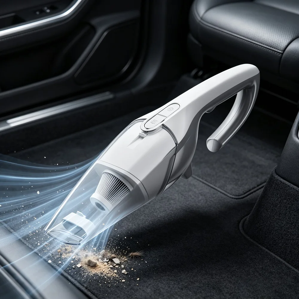 Portable Car Vacuums Wireless Handheld Vacuum Cordless USB Charging Washable Filter Mini Vacuums