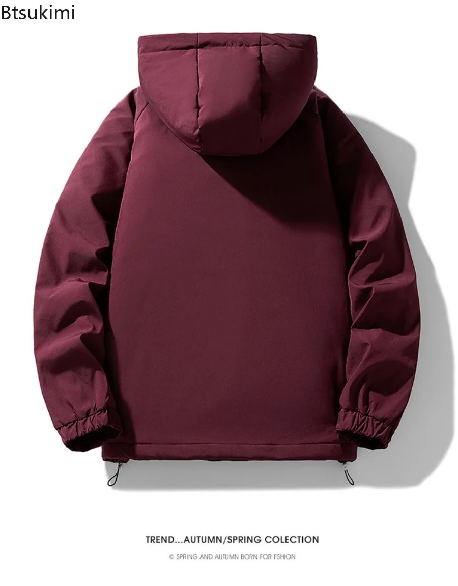 New Men's Winter Cotton-padded Jackets Korean Style Multi-Pockets Hooded Windbreak Jackets Male Warm Casual Parkas Oversized 8XL