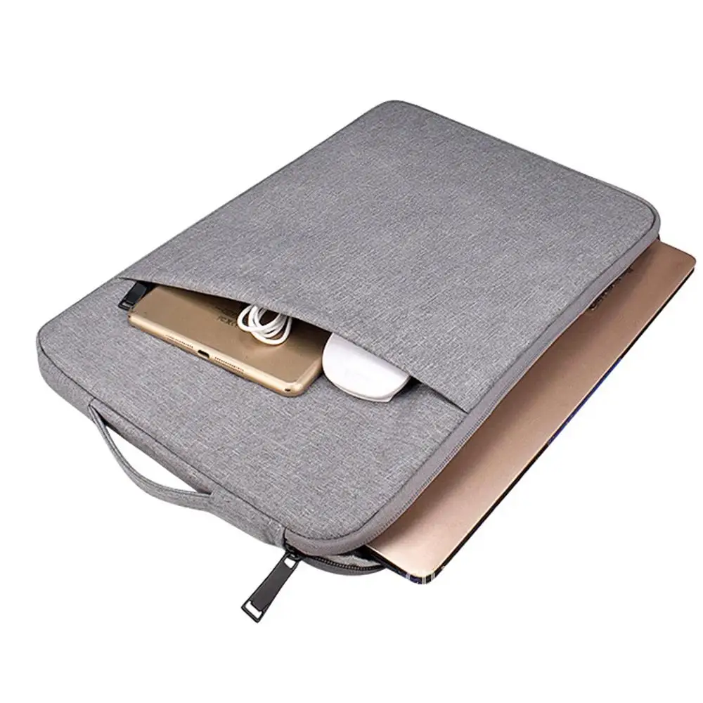 

Laptop Sleeve Bag 11 13 15 15.6 inch Notebook Handbag for Macbook Air Pro Case Cover Waterproof Side Carry Laptop PC Line Sleeve