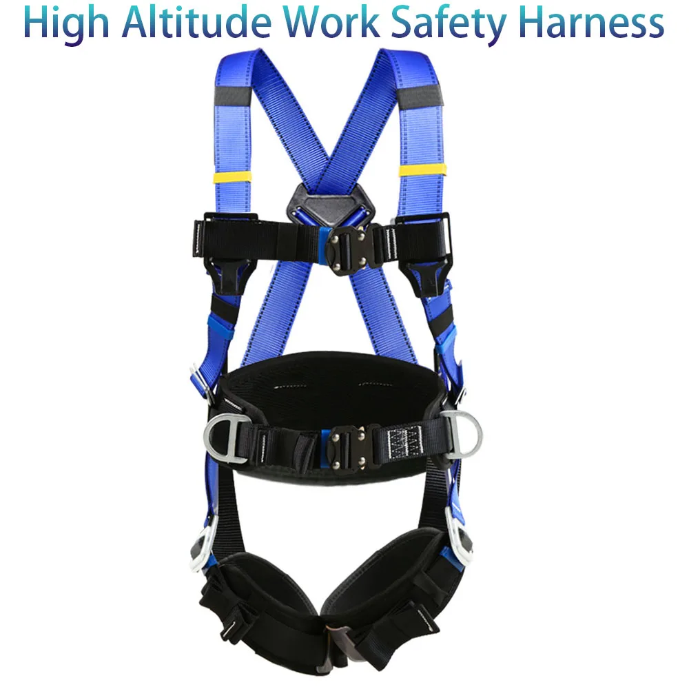 

High Altitude Work Safety Harness Outdoor Rock Climbing Training Safety Belt Electrician Construction Protective Equipment