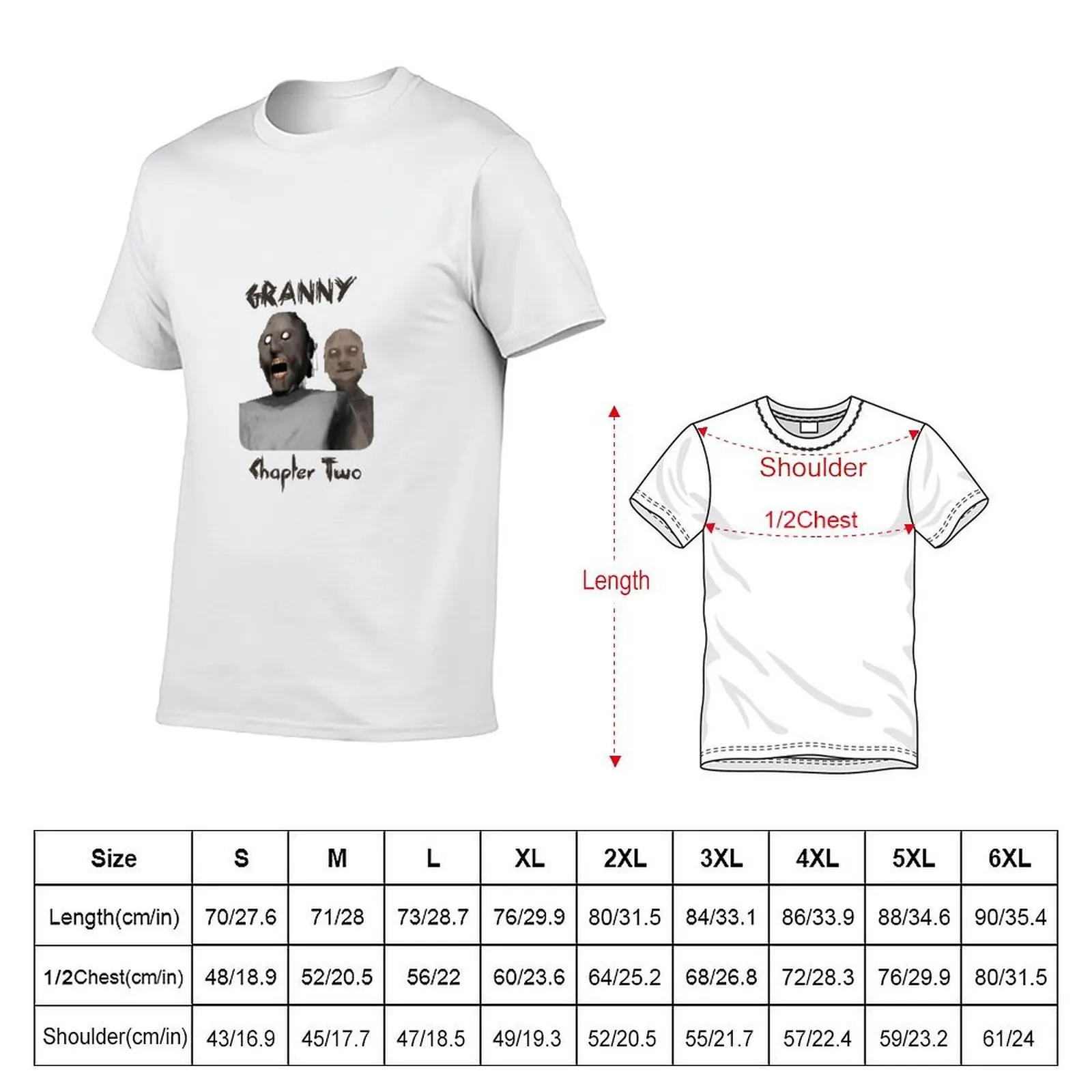 Granny: Chapter 2 T-Shirt sweat kawaii clothes oversized t shirts for men