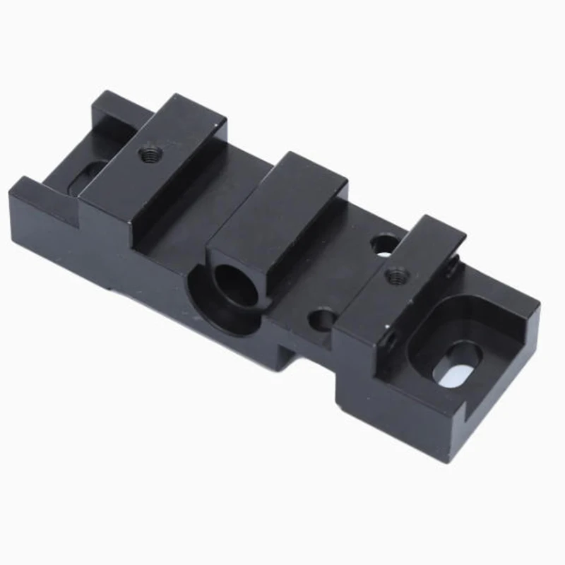 

Machined Parts Cheap Cnc Custom Metal Parts High-Strength Black Alloy Positioning Connector