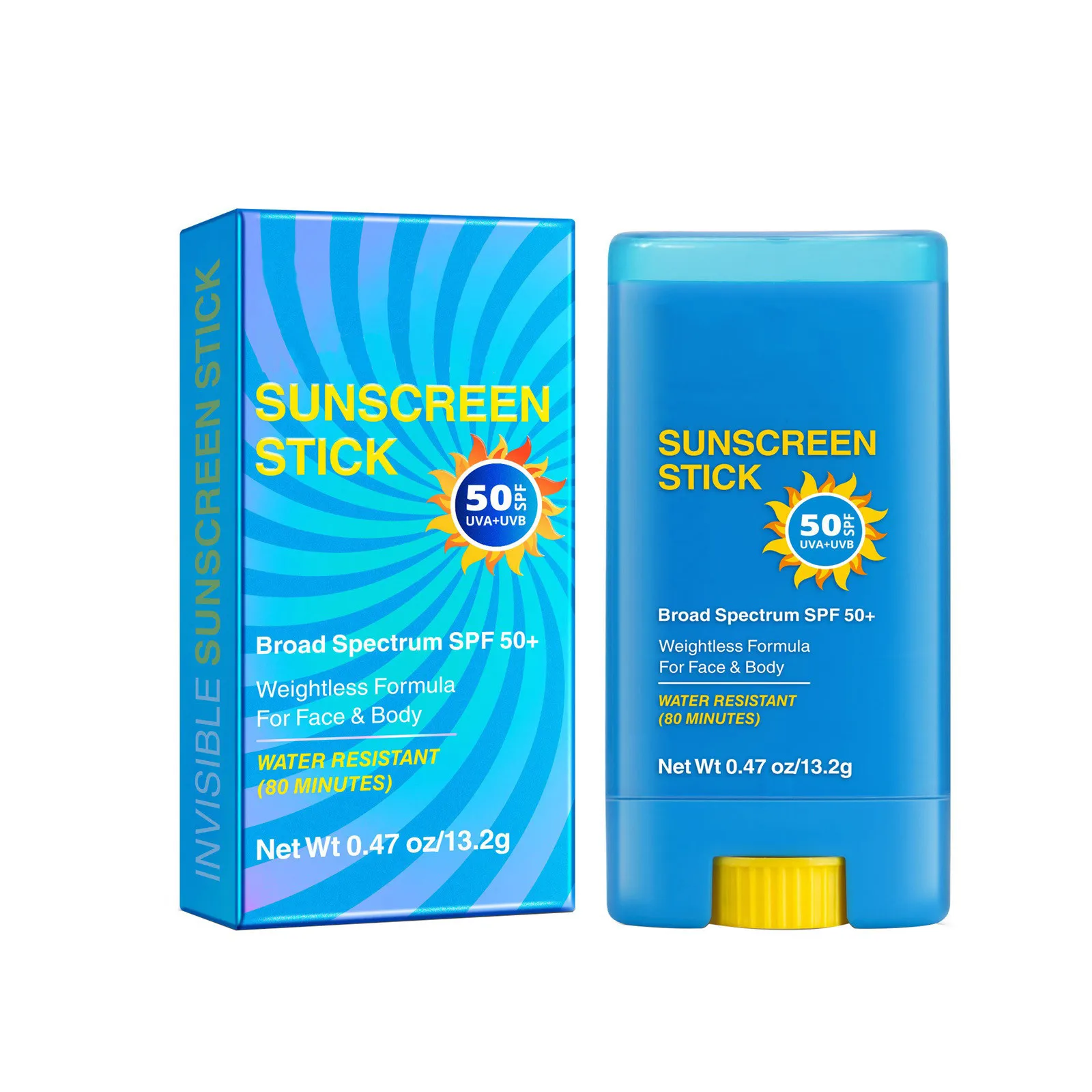 Invisiblity Sunscreen Stick Double Insurance Long-Lasting Waterproof Anti-Dark Summer Isolation Uv Portable High Intensity Sunsc