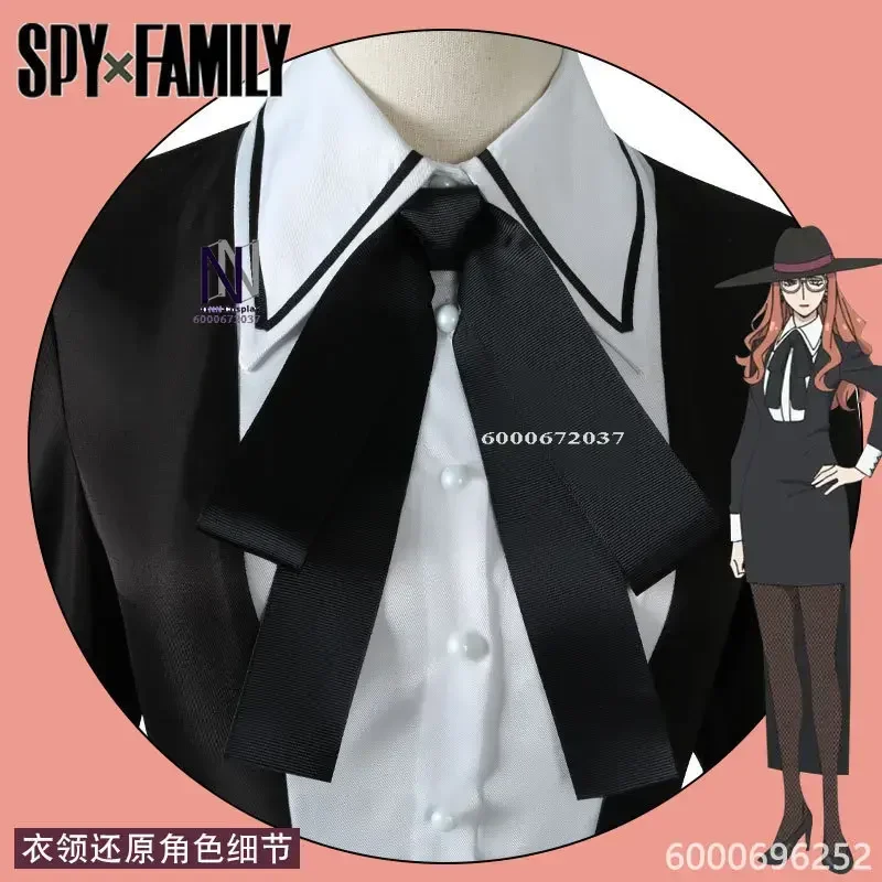 Anime Spy X Family Sylvia Sherwood Cosplay Kostuum Dagelijkse Slijtage Jurk Outfit voor Vrouwen Halloween Party Props Accessoires Hot Koop