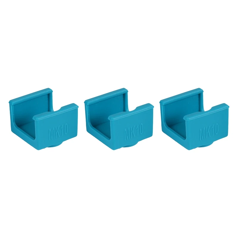 

3Pcs Mk10 Silicone Socks Instead Ceramic Insulation For Wanhao Dupicator D4/I3/For Dremel I3 Makerbot 2 Qidi Tech Flashforge Sil