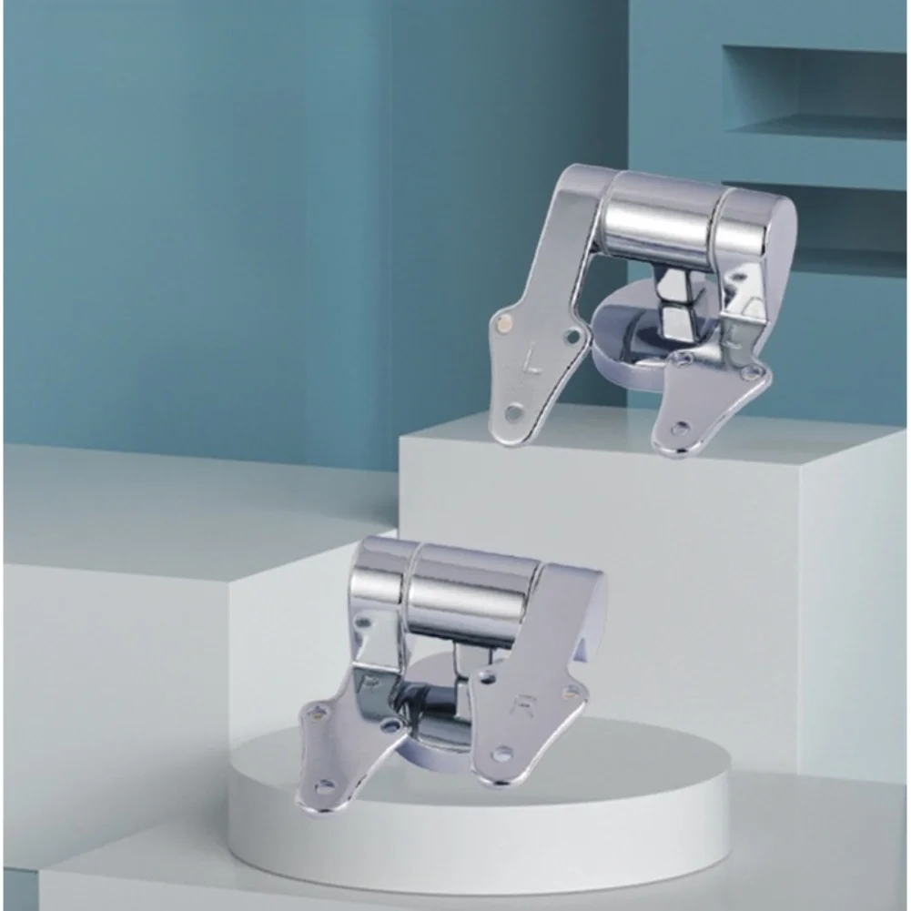 Zinc Alloy Slow Close Toilet Seat Hinge Triangle Damping Bracket Quiet Drop For Bathroom Accessories