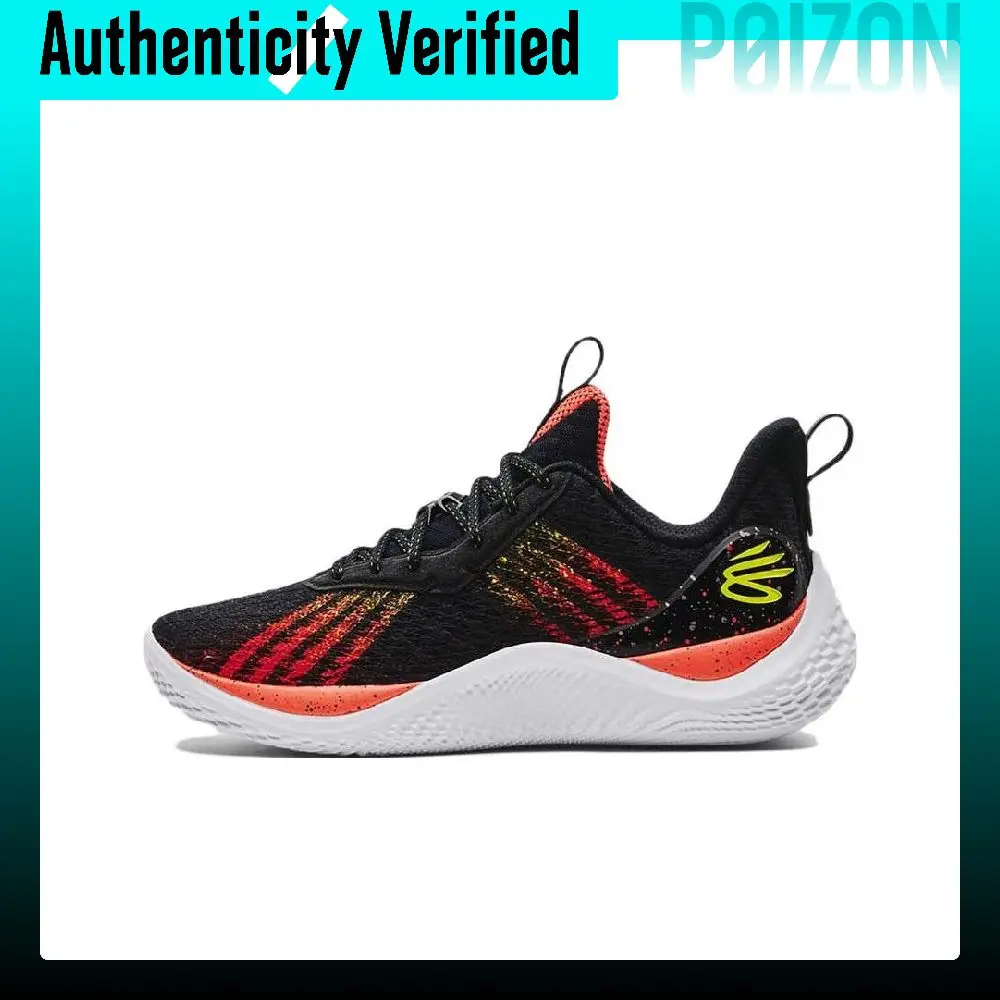 Under Armour Curry 10 ' Iron Sharpens Iron ' Fabric Low top Basketball Shoes Unisex Black 3025620-001