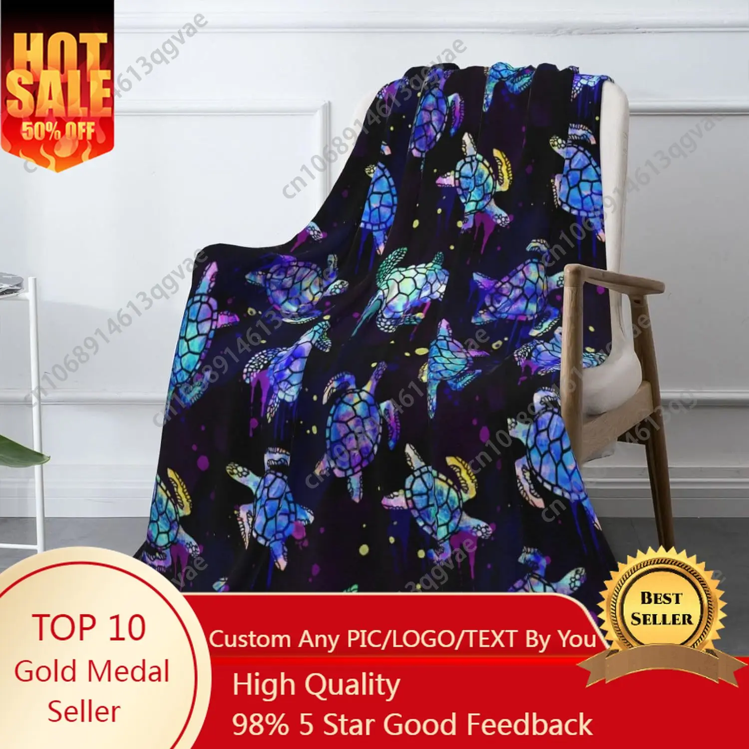 

Sea Turtles Blanket Throw Blanket for Bed Soft Cozy Fluffy Couch Blankets Fleece Blanket Throw Gifts for Women Men Girls Boys