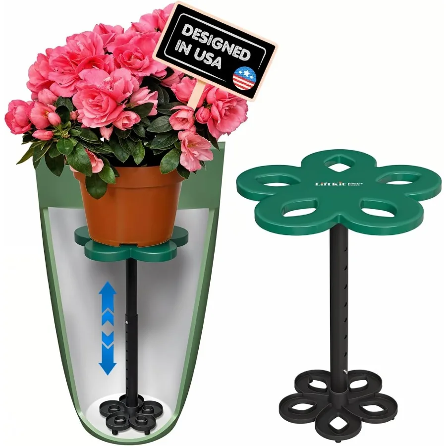 

Tall Tapered Plant Riser Fill Bm of Tall Flower Pots and Large Plant Containers Indoor and Outdoor 1117 Rise 6 Base 10 Top