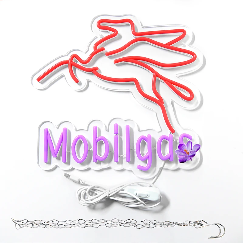 النيون لتزيين الحائط علامة Led شخصية للرجل Cve النيون تسجيل للمرآب ، متجر إصلاح السيارات ، هدية عيد ميلاد للرجال #3