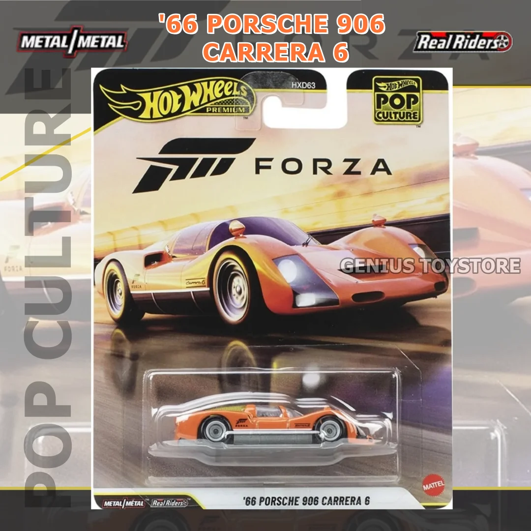 

Hot Wheels Premium 2026 Pop Culture '66 PORSCHE 906 CARRERA 6 1:64 Diecast Alloy Metal Body Racing Legend Replica Collectible
