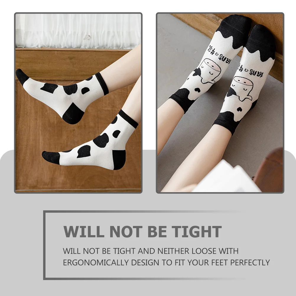 

2 Pairs Cotton Cartoon Ankle For Girls Kids Breathable Comfortable Spring Summer Autumn Lovely Pattern Gift Birthday Festival