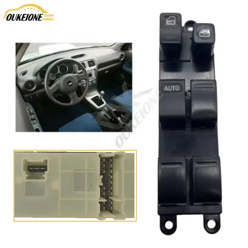 Botón de Control del interruptor de la ventana eléctrica delantera izquierda LHD para Nissan Maxima 1999 2000 2001 Subaru Impreza 2002-2006 25401-2Y910