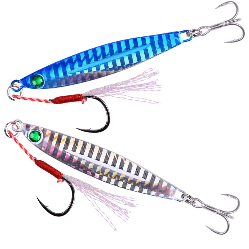 Metal Slow Jig Cast Spoon 10G 14G 17G 21G 28G 40G Fishing Lure Jigs Trolling Saltwater Lures Artificial Bait Shore Jigging Bass