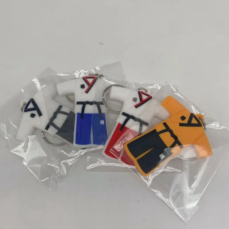 taekwondo keychain dobok keychains taekwondo v neck 4 colors doboks key chains gifts for childrens students wholesale