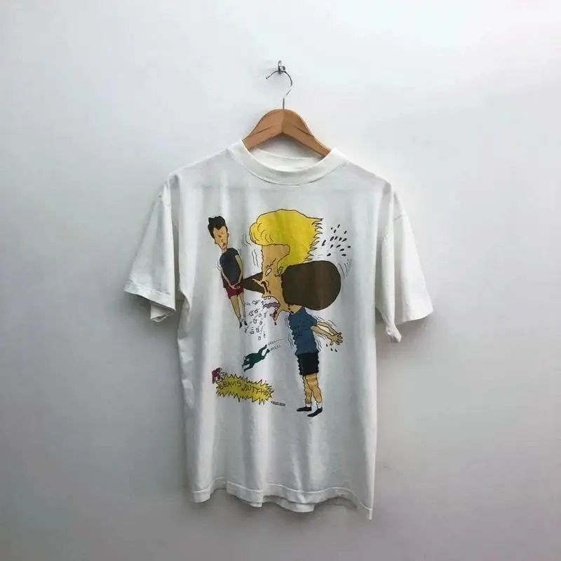 Beavis And Butt-Head Cartoon Man Speech Bubble T-Shirt