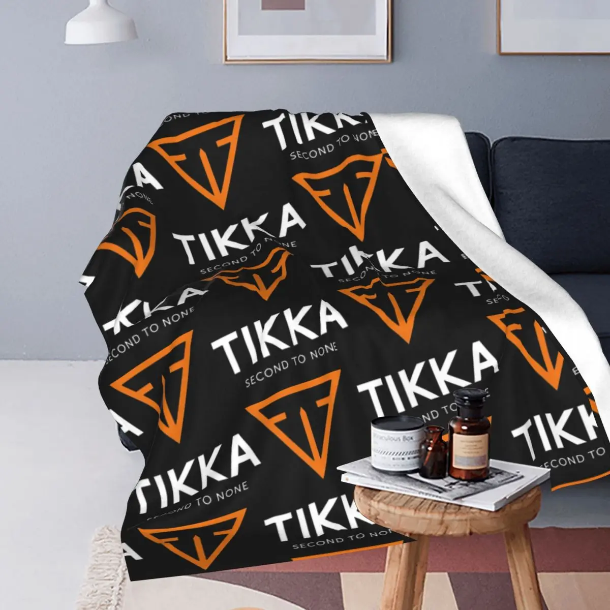 Tikka By Sako Finland Firearms Blankets Soft Warm Flannel Throw Blanket Bedspread for Bed Travel Home Couch