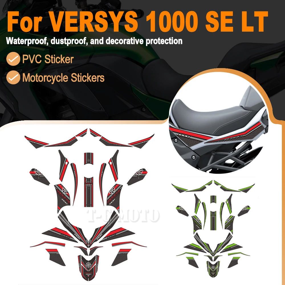 

For Kawasaki VERSYS 1000 SE LT Motorcycle Stickers Decals Gas Fuel Oil Kit Knee Protector Tank Pad Windshield Windscreen Screen