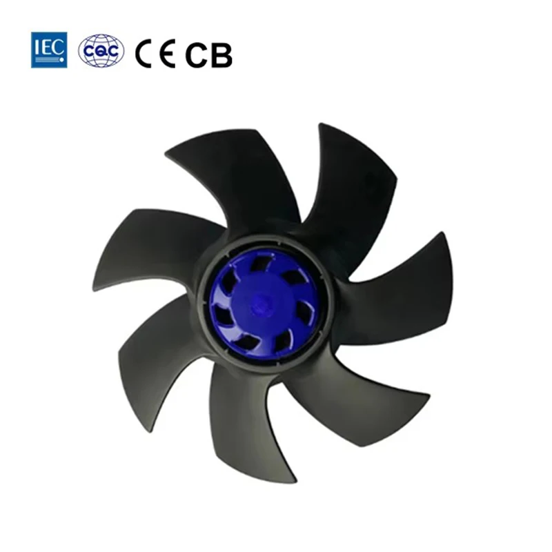 Kipas Aksial Saluran Plastik EC 250mm 230V 115W IP55 dengan Bantalan Bola AC OEM/ODM Bersertifikasi CE/RoHS Garansi 2 Tahun untuk Industri