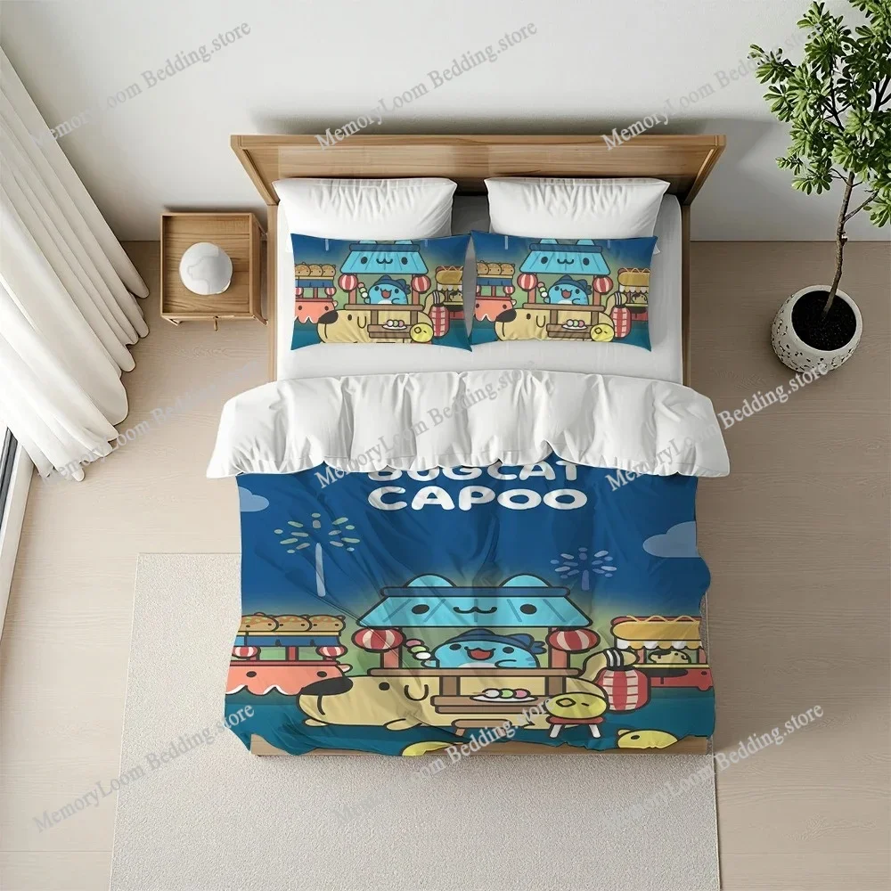 

Cartoon B-Bugcat Capoo Duvet Cover Set Home Style Bedding Soft Laundry Cotton Bed Four Seasons Student Dormitory Home Textile963