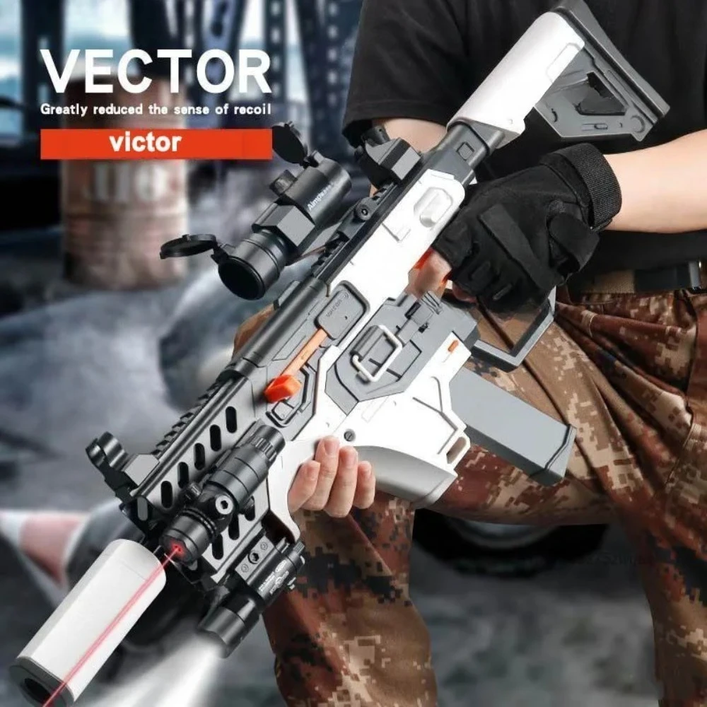 Elettrico completamente automatico Soft Bullet Airsoft Pistola ad aria compressa Giocattolo CS all'aperto Arma da tiro Pistola finta Simulazione Lanciatore Regalo di Natale