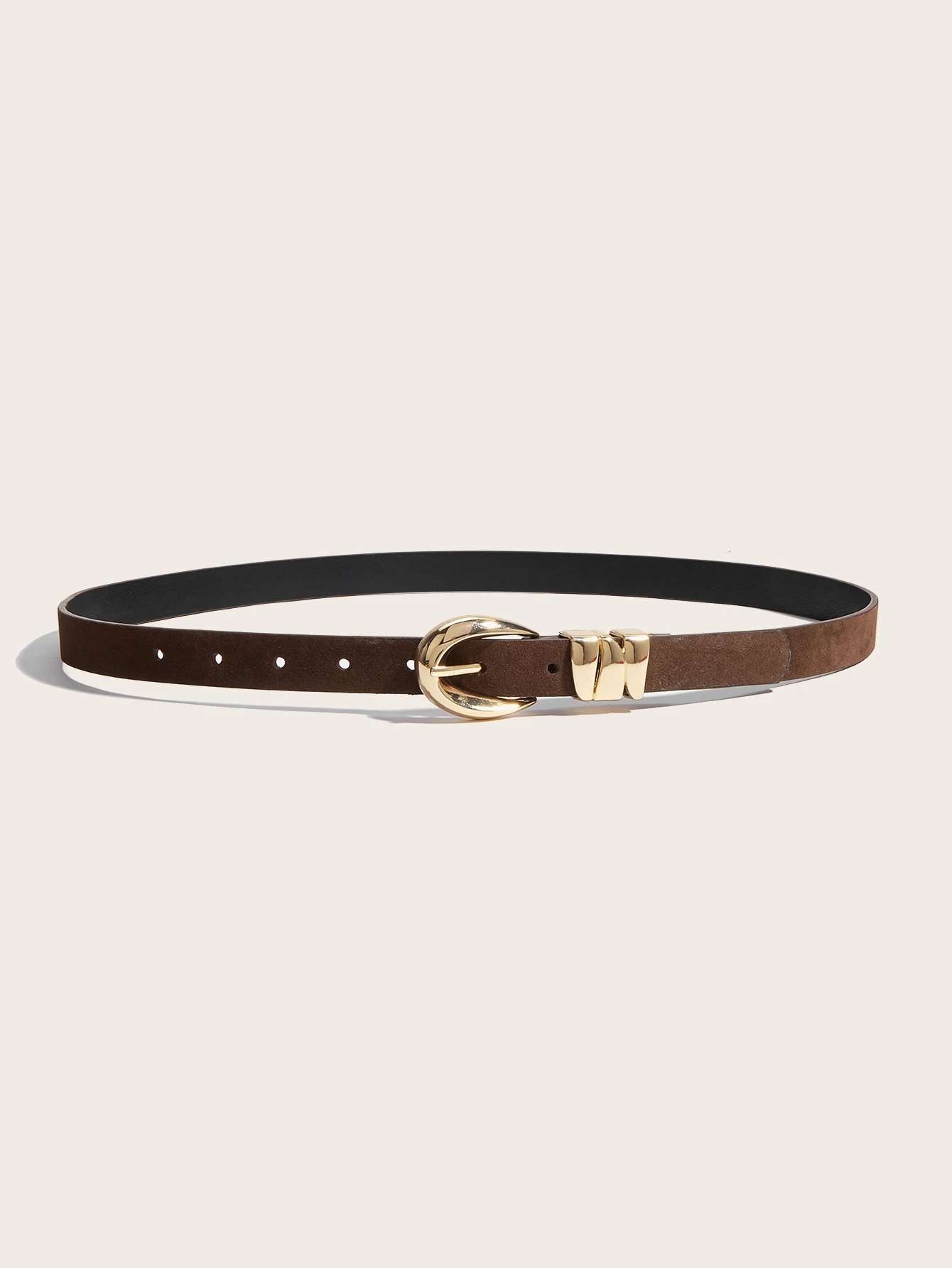 1 Women's Belt, Brown Belt, Vintage Suede Belt, Gold Irregular Multi-Ring Belt, Boho Belts, Y2K Belt, Western Belt, Belts for Women's Dresses, to Pair with Jeans and Dresses, Suitable for Parties, Casual Outings, Daily Commuting, Back-To-School Season, Music Festivals