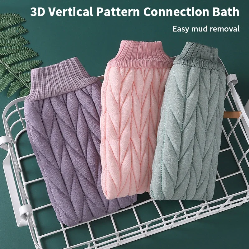 

Скруббер для ванны Мощные перчатки для удаления пятен Скраб для тела Отшелушивающая мочалка для душа Скраб для спины Прочное глубокое очищающее полотенце