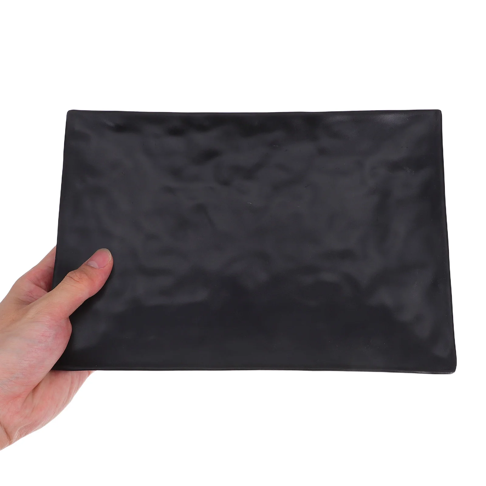 

3pcs Black Rectangular Melamine Sushi Serving Tray Set Food Display Dish Plates for Restaurant Hotel PartyServing Plate Kitchen