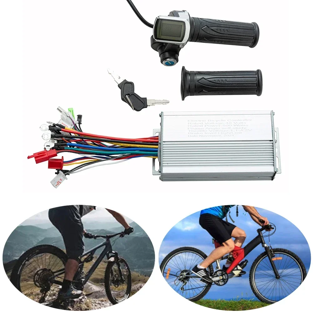 

36/48V 350W E-scooter Motor Brushless Controller E-bike Controller With Thumb Throttle Set Electric Bike Accessories