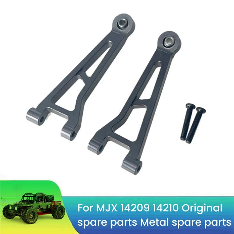 Rc Auto Metal Upgrade Voorste Bovenste Swing Arm Componenten Voor Mjx Hyper Go 1/14 14209 14210 H14bm Rc Auto Upgrade Onderdelen