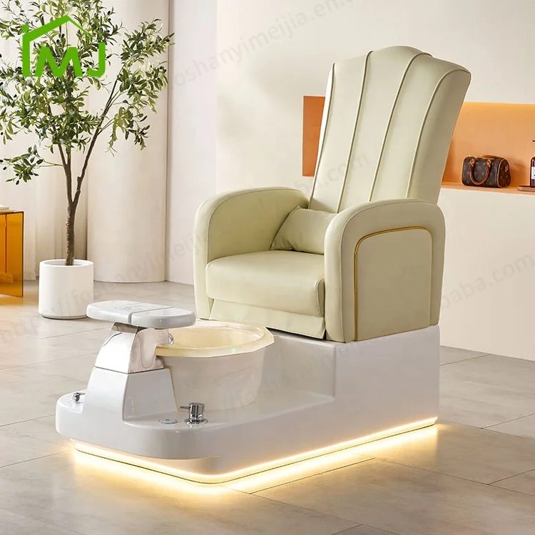 

Nail Salon Multifunction Adjustable Recline Foot Spa Bathing Massage Pedicure Chair