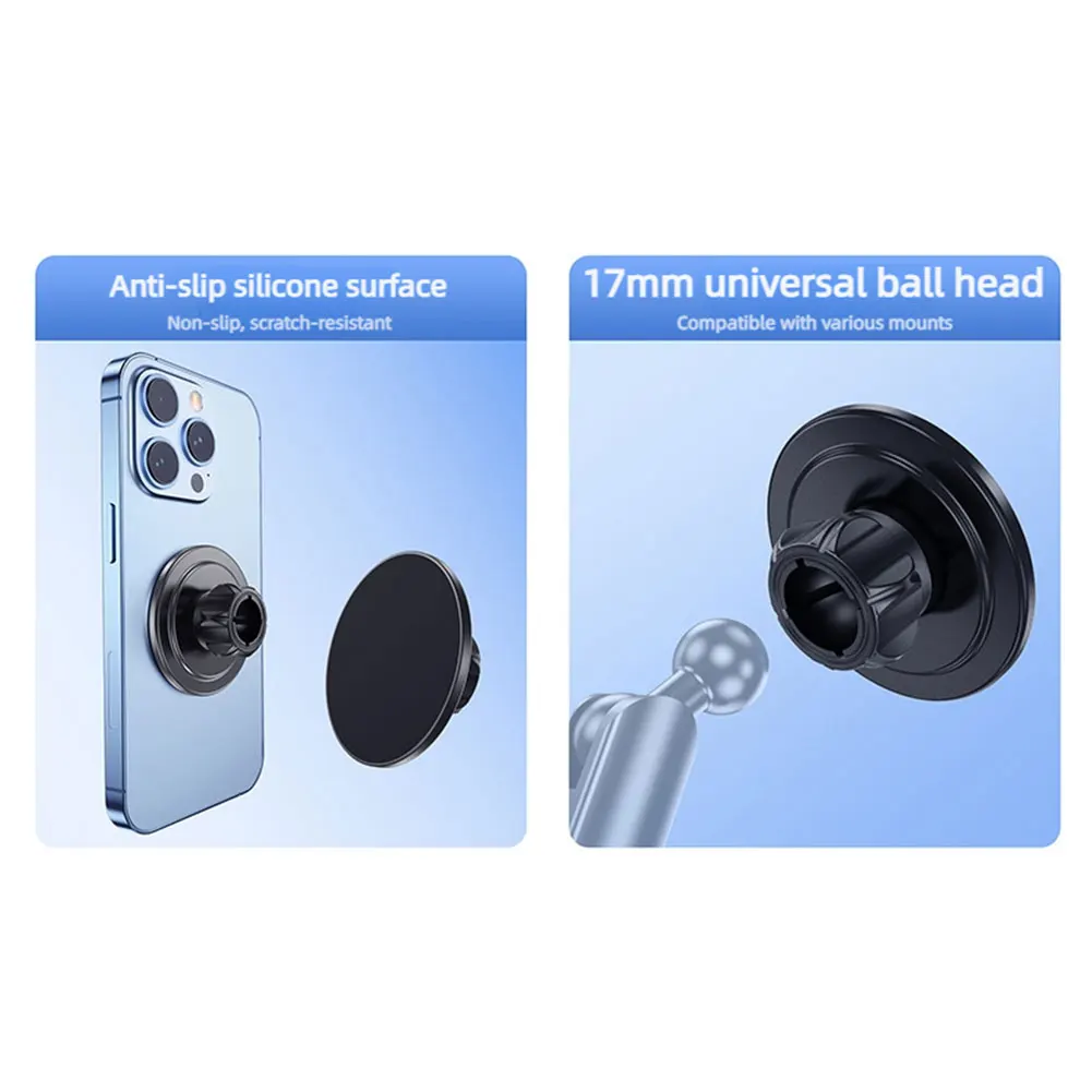 Für MagSafe Autohalterung Zubehör Universelle Magnetische Auto-Handyhalterung Teile Geeignet für 17mm Kugelkopf-Basis Magnethalterungen – Detail 5