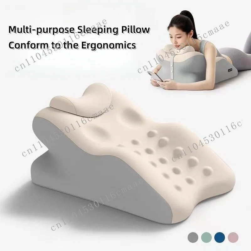 Multifunctional positioning pillow, prone support pad, diagonal pillow set with small pillow for body support and relaxation