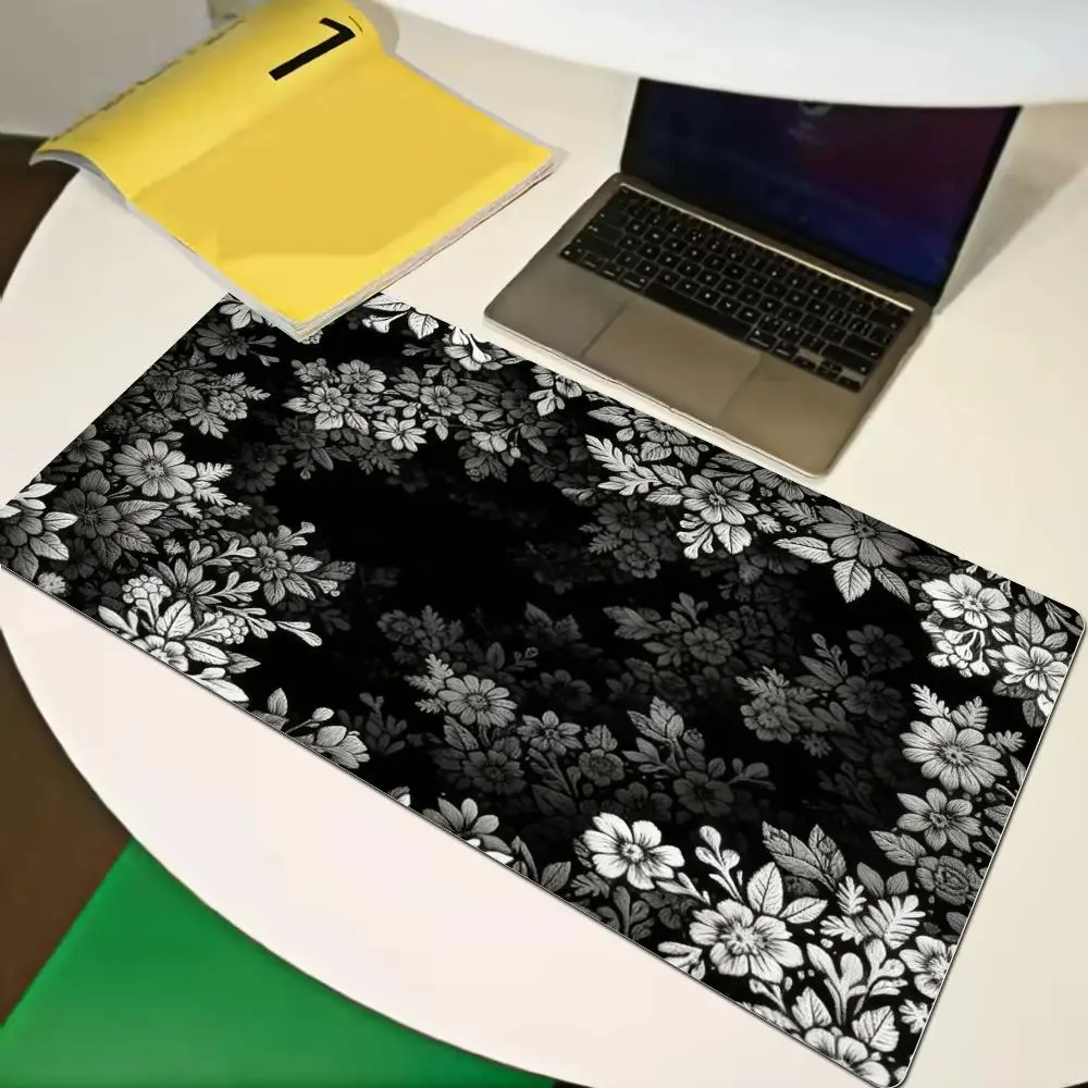 Mouse Pad Landscape Sakura Large Deskmat Laptop Computer Accessories XAXC Carpets Rubber Anti slip Mousepad Kawaii Playmat