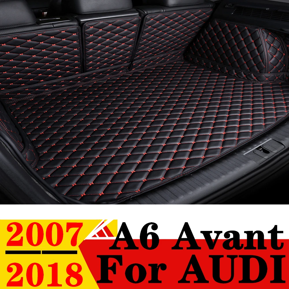 Car Trunk Mat For AUDI A6 Avant 2018 2017 2016 2015 2014 2013 2012 2011 2010 2009 2008 07 Rear Cargo Cover Carpet Liner Boot Pad 