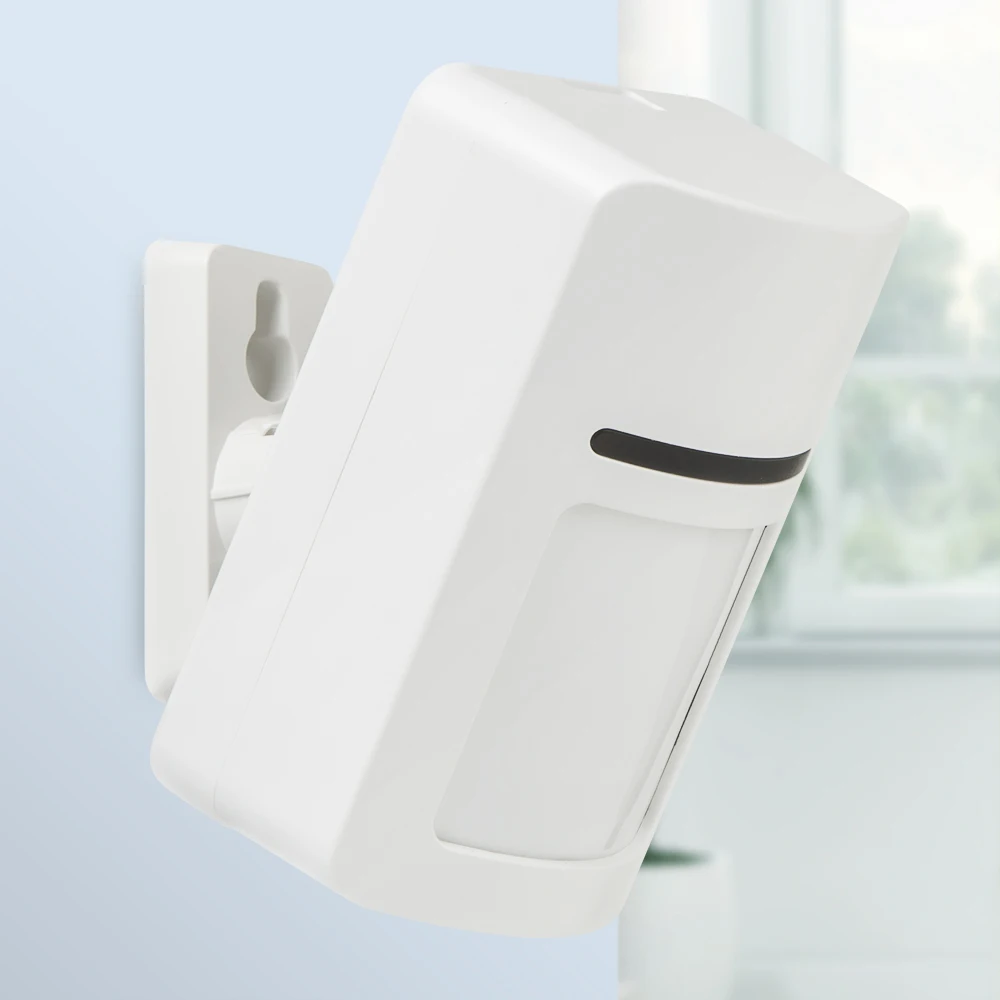 

Tuyasmart WiFi 2,4 ГГц беспроводной PIR датчик движения угол обнаружения 100 ° Предупреждение о низкой мощности, защита от несанкционированного доступа для домашней безопасности