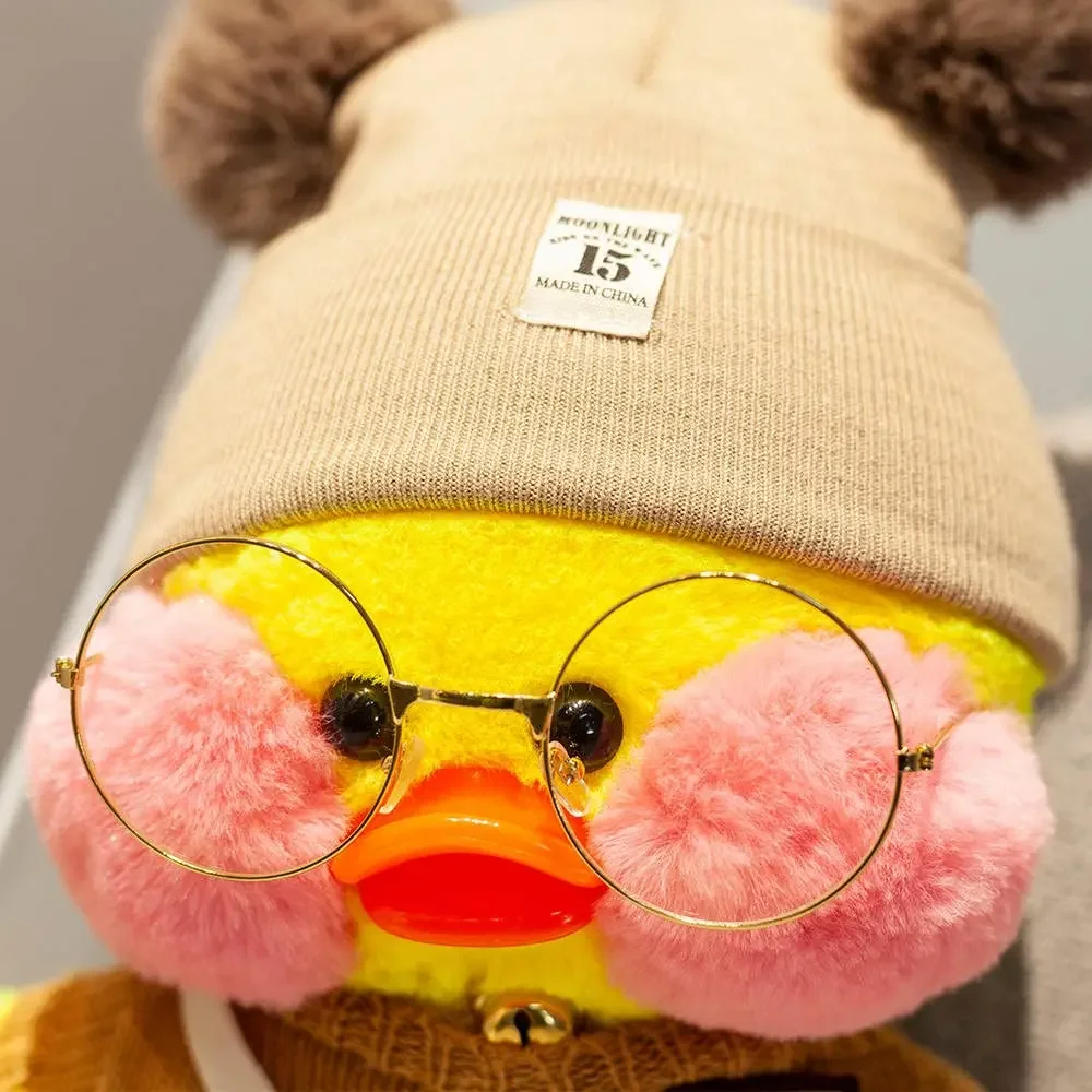 Cute Duck Stuffed Animal for Teen Girls Kawaii Duck with Glasses and Clothes Soft Stuffed Animal Girls Boys Birthday Gifts